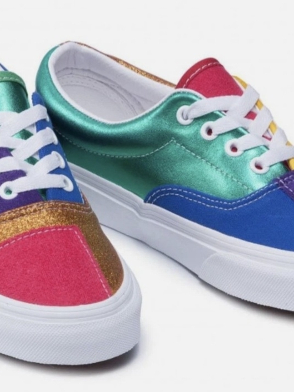 VANS ERA Pride Together Patchwork Suede Satin Sparkle Etc Shoe
New without box